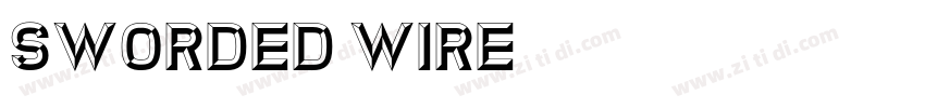 Sworded Wire字体转换